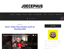 Tablet Screenshot of joecephus.com